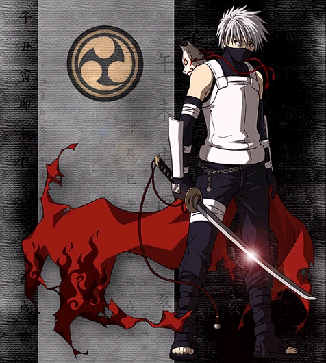 Kakashi Hatake Red ANBU Cloak